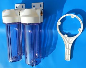 Porte filtres double filtration sédiments 3/4 "