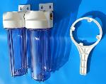 Porte filtres double filtration sédiments 1/2 "