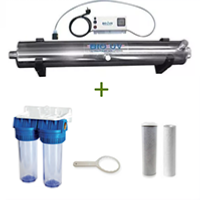Kit st�rilisateur BIO-UV HOME 2 - 33W + 2 Porte-filtres + 2 filtres