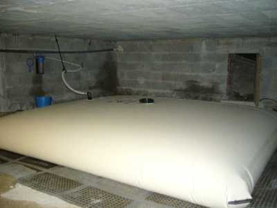 Citerne souple 4.000 litres <br />récupération eau de pluie